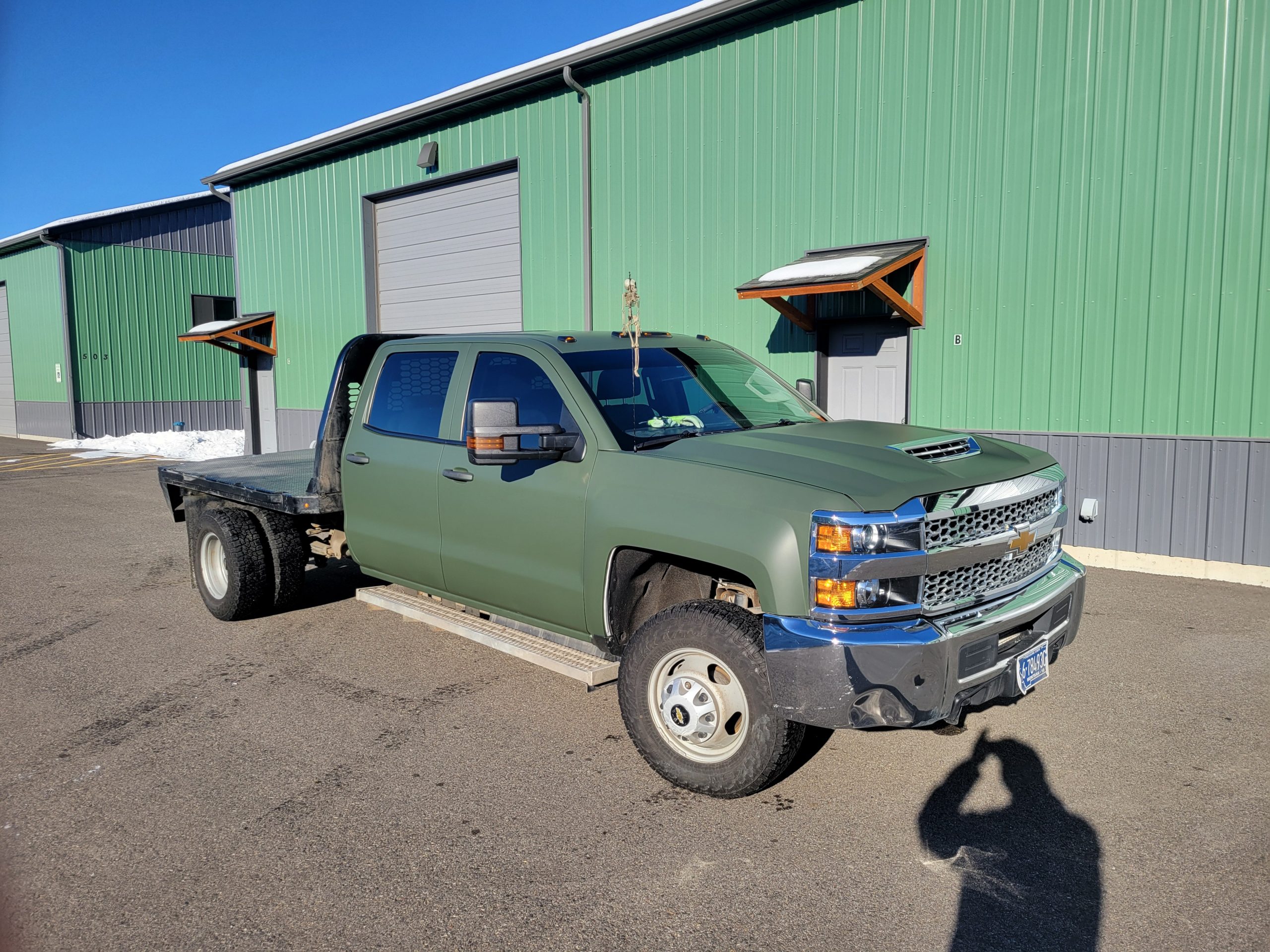This Truck's appearance has been transformed with Vinyl Wrap